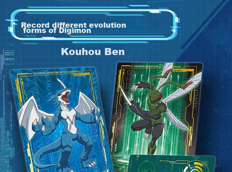 Card.Fun Digital Monster 02 Original Summoning Theater Commemorative Collection Cards Blind Box Cards Premium Cards Brick Anime Official Merchandise Gushi Single Pack (1 Card/brick) 4
