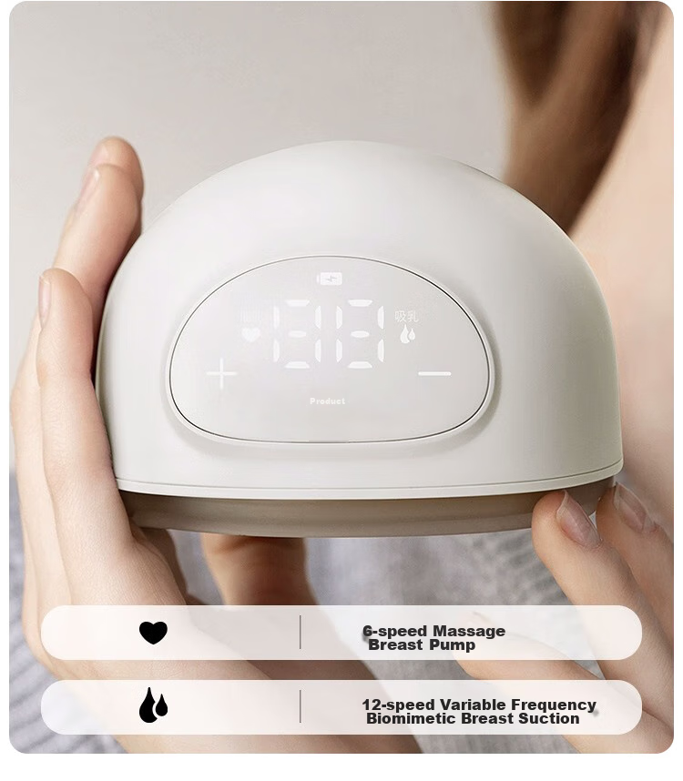 Boboduck Electric Hands-Free Automatic Wearable Breast Pump, Portable, F5107 Purple PPSU 14