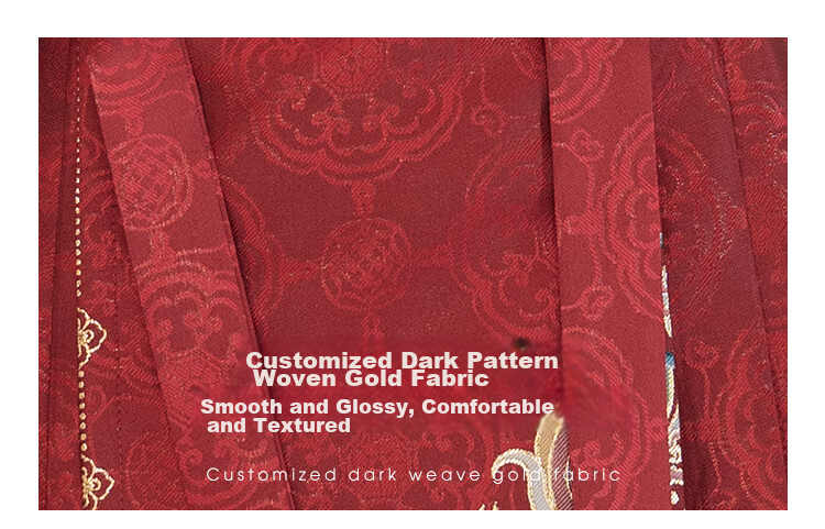 Qibo Girls' Autumn And Winter 2025 New Style Children's New Chinese-Style Hanfu, Jacquard Shirt Thickened Version, Size 110 3