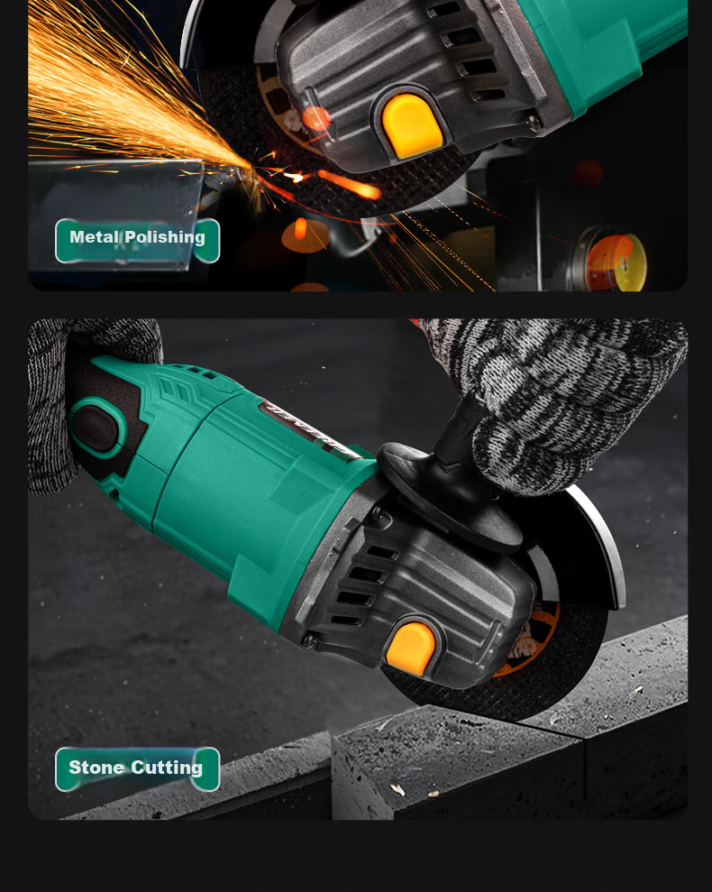 Greenlin Lithium Battery Brushless Angle Grinder 25-Piece Set Cordless Cutting Polishing Grinding Rotary Angle Grinder 10