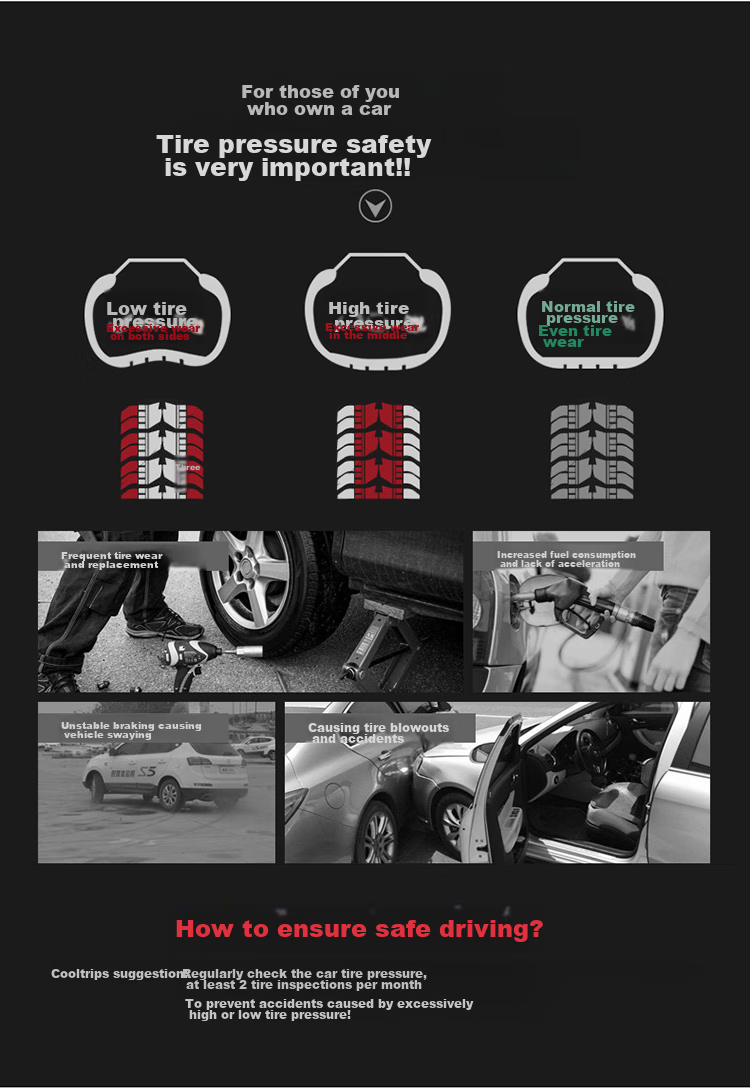 Kulaipu Digital Tire Pressure Gauge with Curved Rod, Truck And Bus Tire Pressure Monitor KLP-86007 9