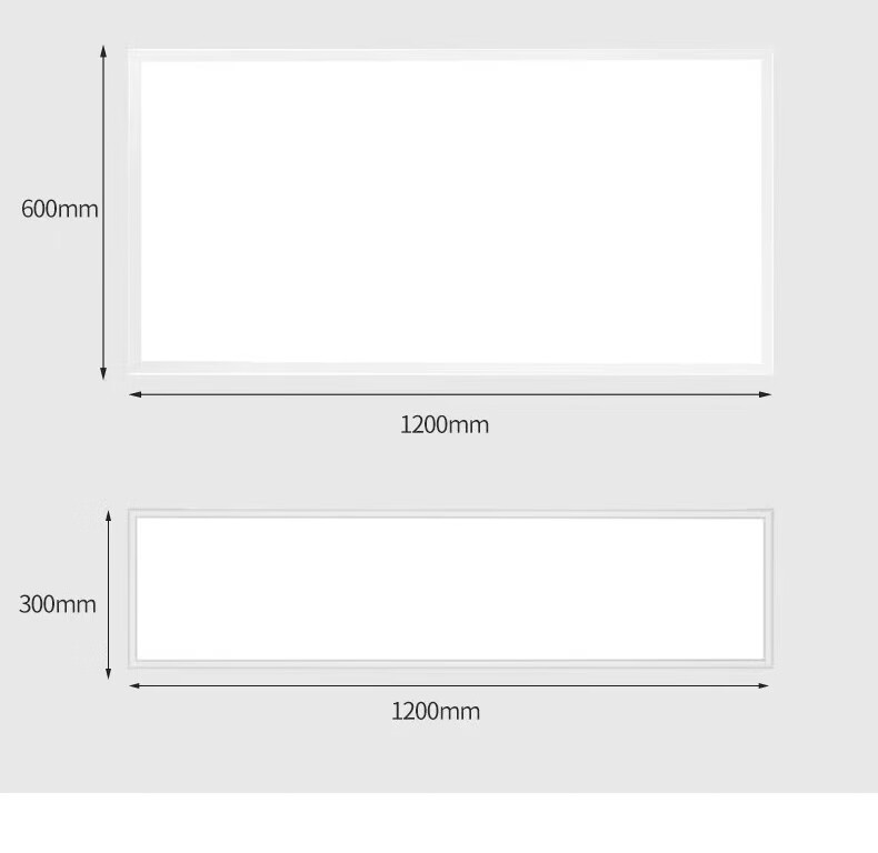 Yuanbo Integrated Ceiling LED Hospital Flat Light Ultra-thin High CRI Panel Light Factory Workshop Ceiling Light 600*600 48W Economy Model 1