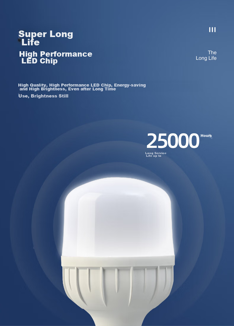 CHNT LED Bulb, Energy-Saving Lamp, E27 Screw Base, for Home And Commercial Use, High-Power Light Source, 28W Cool White Light, Column Bulb 3