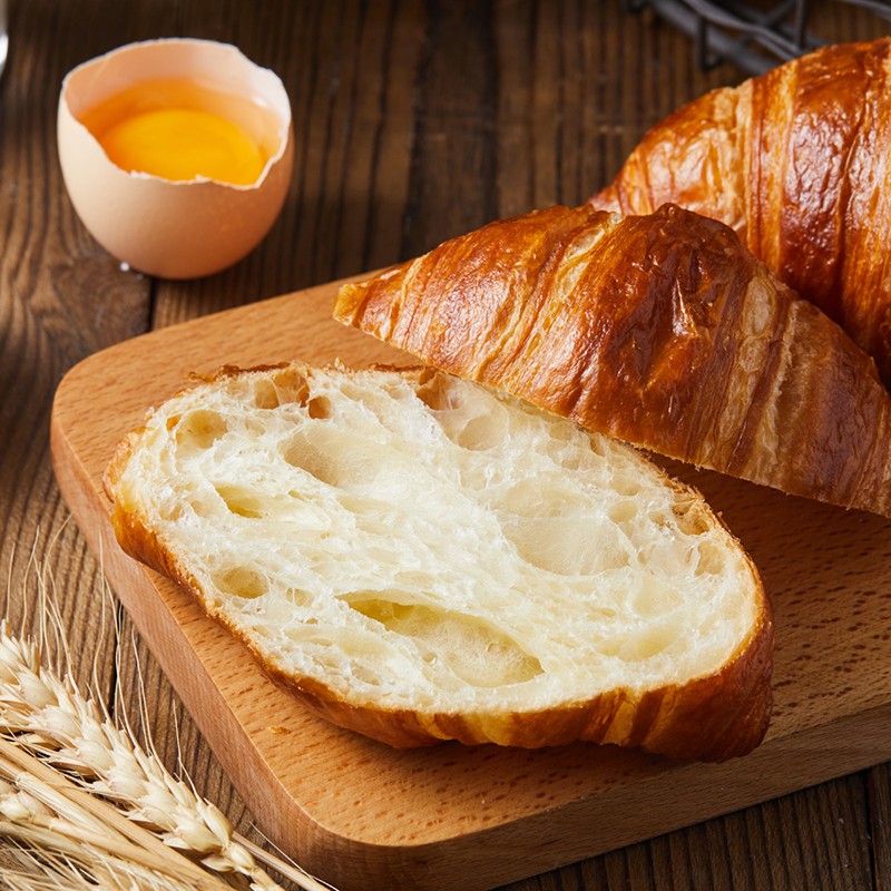 凯瑞美家 碱水可颂牛角面包45g*5个 早餐半成品 碱水面包 西式烘焙食品