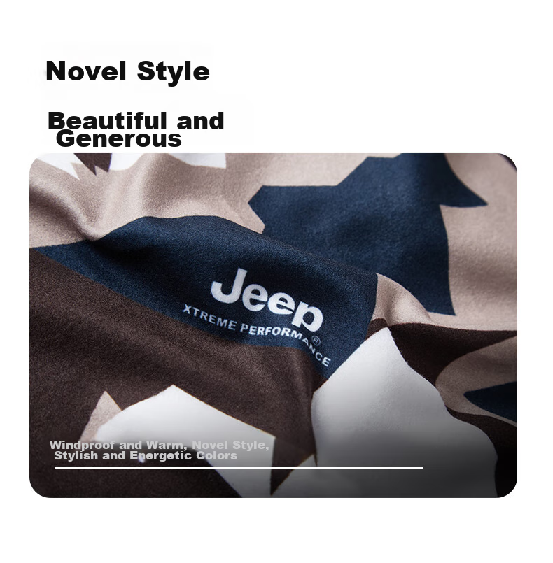 Jeep Windproof Neck Gaiter for Men And Women, Outdoor Sports Neck Warmer, Multifunctional Cycling Magic Headband 13