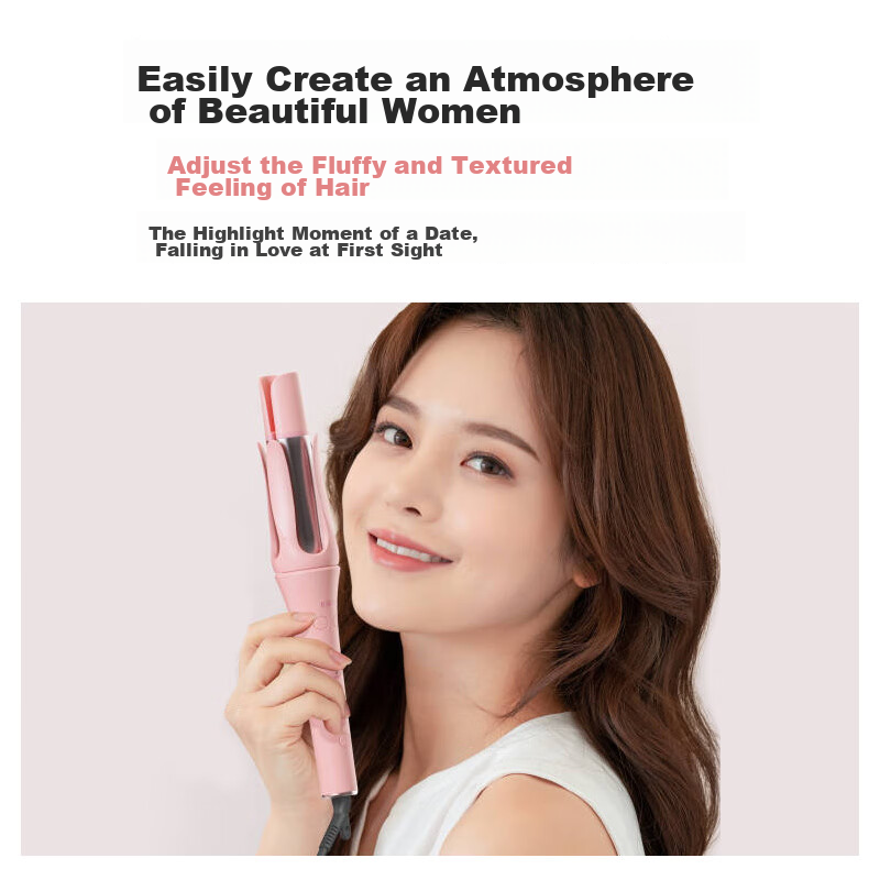 Jindao Fully Automatic Curling Iron, Gentle on Hair, Big Wavy Curl, Lazy Atmosphere, No-Stress Electric Curling Tool, Non-Sticky Hair Styling, 32mm Negative Ion K3 Portable, National Day Holiday Gift