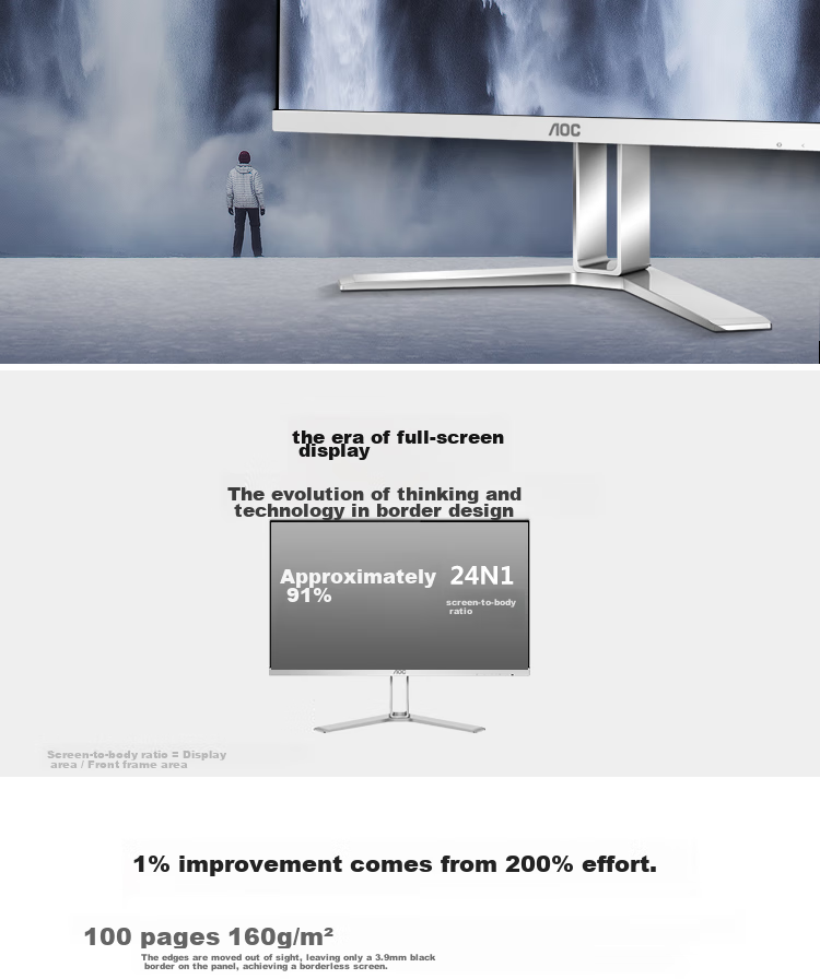AOC 21.5-inch 120Hz VA Panel HDMI Low Blue Light Flicker-Free VESA Mount Ultra-thin Energy-saving Office Monitor 22B35HM2 4