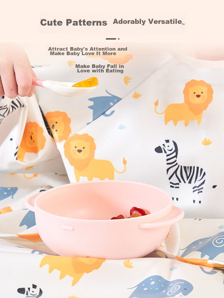 9I9 Children's Eating Cover, Summer Sleeveless Dining Chair, Integrated Waterproof And Stain-Resistant Baby Apron, Splash-Proof Bib, A52 Detachable 11