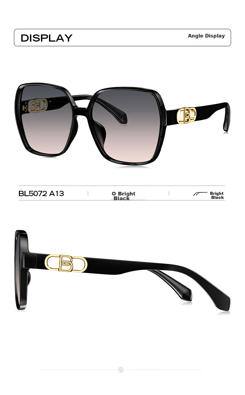 BOLON Elegant UV Protection Large Frame Sunglasses for Driving, Polarized Sunglasses for Women, Gift BL5082C30 10
