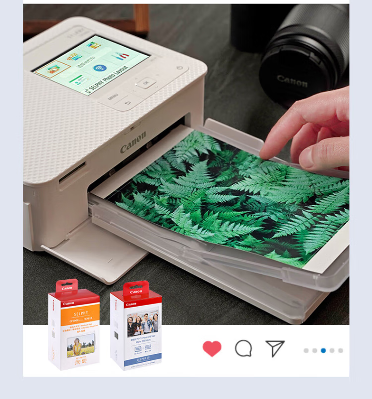 Canon KP-108IN (108 Sheets/box with Three Ribbon Cartridges), Original 6-Inch Photo Paper, Compatible with CP Series Color Mobile Phone Photo Printers 12