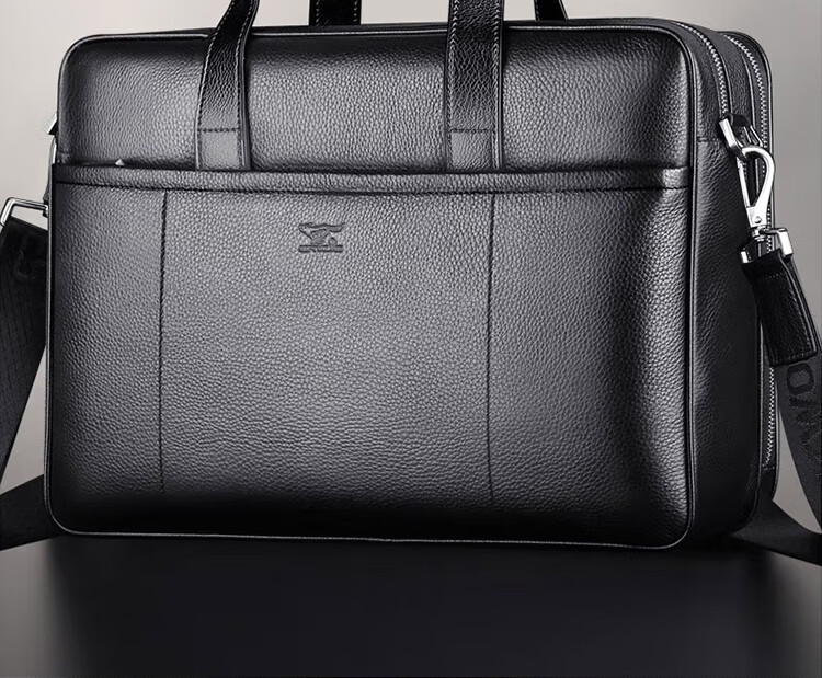 SEPTWOLVES Briefcase for Men, Top-Grain Leather Business Shoulder Crossbody Large Capacity 15.6-Inch Laptop Handbag, Holiday Gift 2