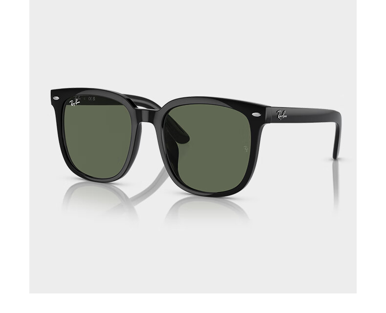 RayBan Square Large Frame Sunglasses, Face-Slimming Effect, Fashionable Designer Style 0RB4401D, Gift 9