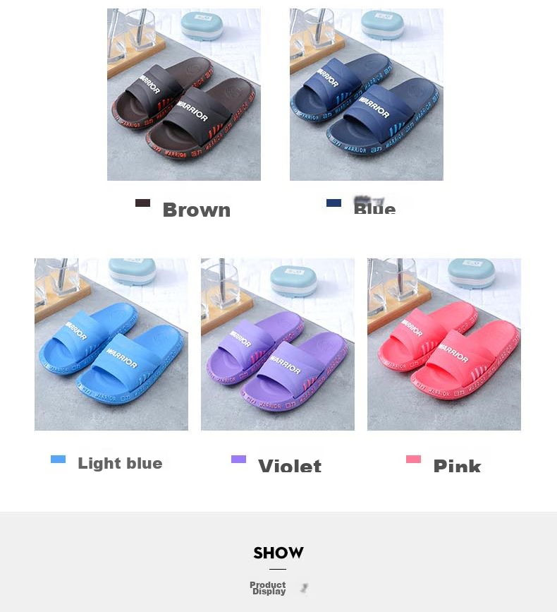 Huili Korean-Style Slippers, Couple Style, All Seasons, One-Word Design, Bathroom And Outdoor Wear, Non-Slip, Wear-Resistant Slippers, HL1203, Brown, Size 44 7