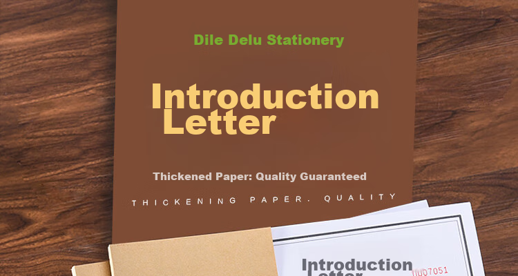 DiLe Premium Series Customized Recommendation Letters, Financial Documents, Office References, Company Introductions, 50 Sheets/book, 4503 (Pack of 5) 1