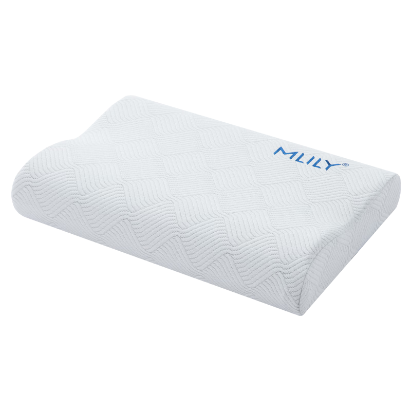 MLILY Zero Pressure Memory Foam Pillow, Cervical Support Pillow for Adults, Five-Star Hotel Quality Memory Pillow, Single Pack