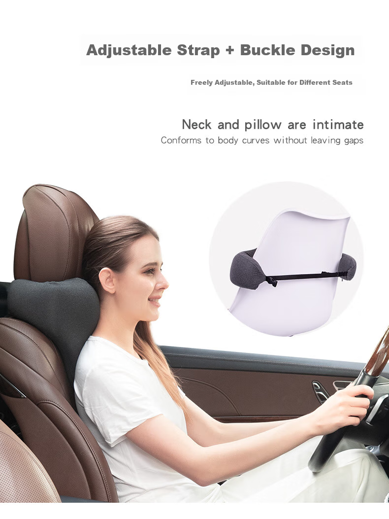 Dijialun Car Headrest, Car Neck Pillow And Lumbar Support, Memory Foam Neck Pillow for Car Seat, Cervical Spine Pillow for Car, Lumbar Support Pillow for Herniated Disc, Sleeping Correction Pillow, Single Piece 9