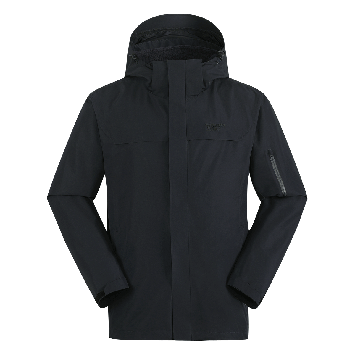 Pioneer Camp Zhuque Men's Three-In Fleece Inner Liner, Hard Shell Outdoor Waterproof Windproof Hiking And Mountaineering Jacket