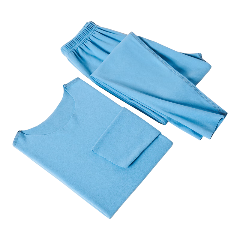 Langsha Children's Thermal Underwear, Seamless Autumn Top And Pants for Boys And Girls, Sleepwear Set for School-Age Kids, Teenagers And Toddlers