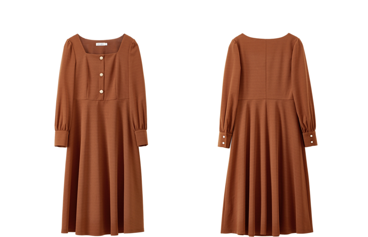 Shangdu Bila New Year Red French Style Dress for Women Spring Autumn Mid-Length Elegant Goddess Waist-Slimming Petite Dress 23