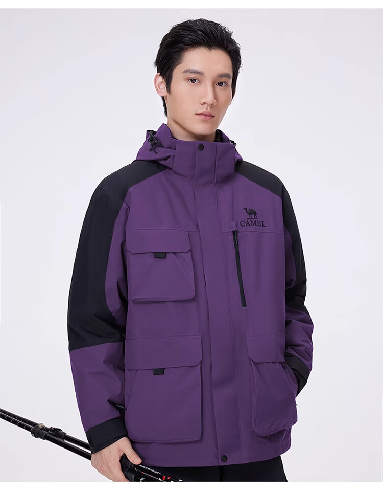 CAMEL [Rongyan] Outdoor Waterproof Down Liner Three-Proof Easy-Clean Cold-Resistant Warm Mountaineering Jacket M 15