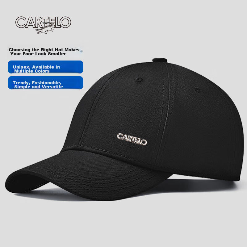CARTELO Baseball Cap for Men And Women, All-Season Trendy Versatile Visor Hat, Outdoor Sun Protection Cap, Sunhat, Couple Style