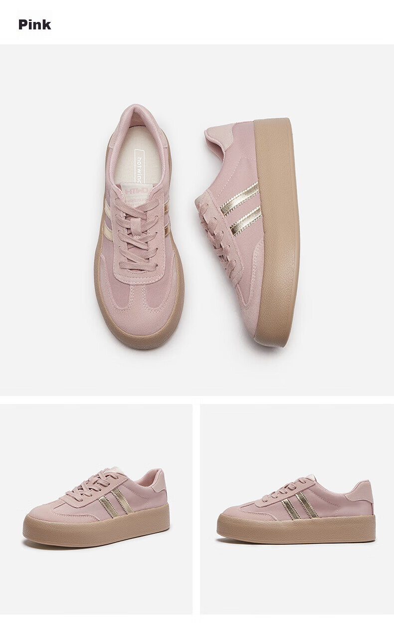 Hotwind Mall Same Style Dexun Shoes Sneakers for Women, Retro Classic Design, Fashionable Versatile 24