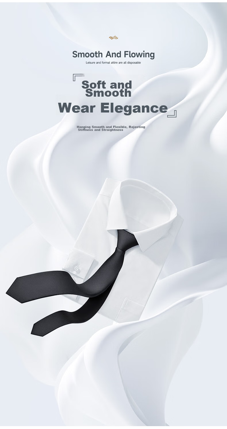 GLO-STORY Hand-Tied Necktie for Men, Father's Day Gift, 8CM Formal Fashion Accessory, Suit Business Tie in Gift Box 5
