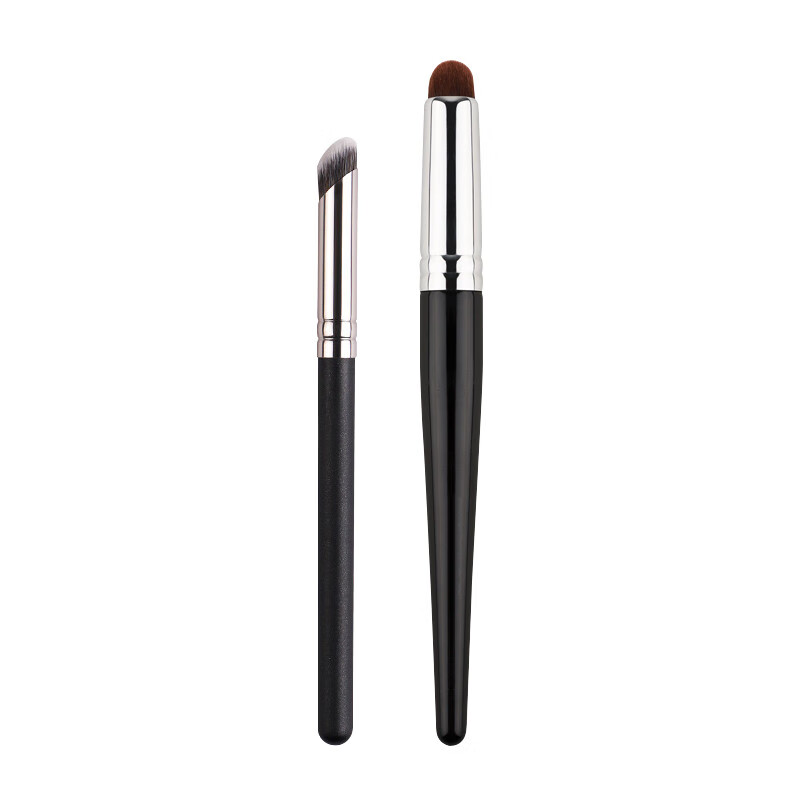 Meifuyu Serrated Eyeliner Brush, Ultra-Thin Flat Head Angled Blade Brush, Lower Lash to Tear Trough Makeup Brush, Eyebrow Brush MF8978