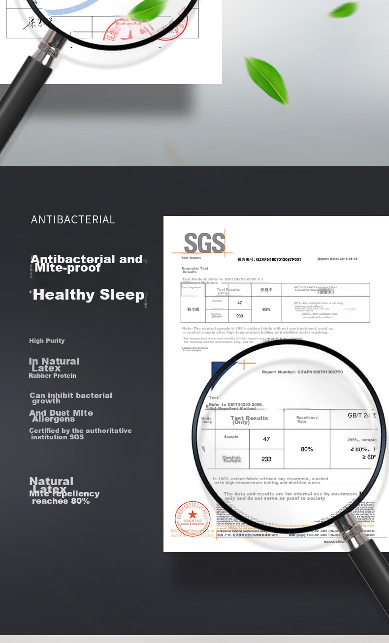Baopo Latex Mattress, Imported from Thailand, Natural Rubber, Single Bed for Students' Dormitory, Mattress Pad, 90*190*3cm 7