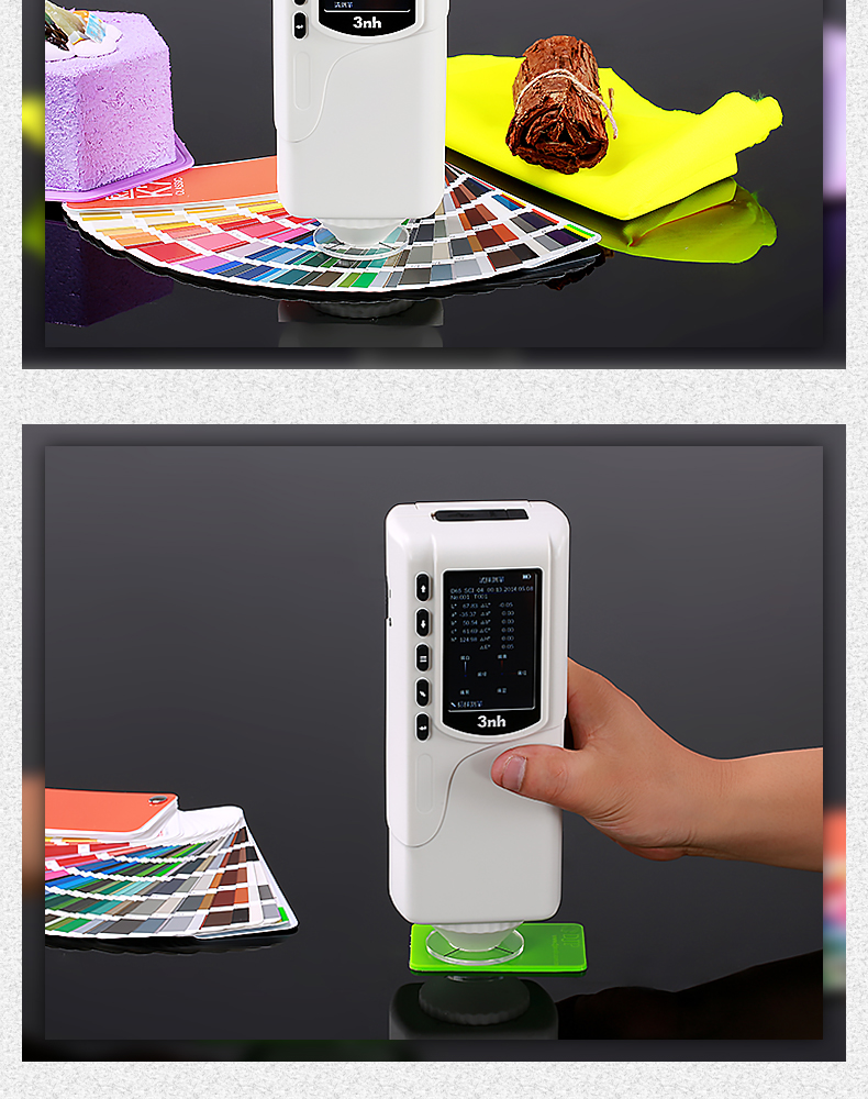 3Nh Portable Handheld High-Precision Colorimeter NR10QC, Ink Coating Plastic, Entry-Level Practical Color Difference Detector 13