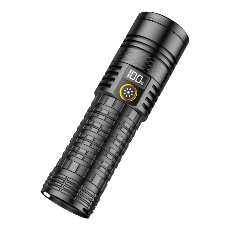 SkyFire Flashlight, High Brightness, Long Battery Life, Outdoor Survival, Ultra-Bright Laser, Outdoor And Home Use, Military-Grade, Compact Specialized Illumination Lamp