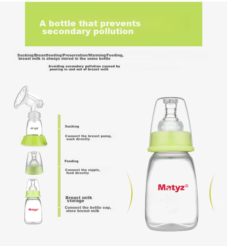 Matyz Manual Single-Sided Breast Pump, Portable Milk Extractor for Breast Milk, MZ-0913 8