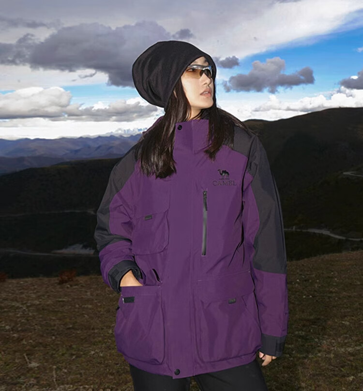 CAMEL [Rongyan] Outdoor Waterproof Down Liner Three-Proof Easy-Clean Cold-Resistant Warm Mountaineering Jacket M 8