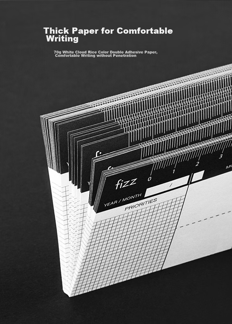 Fizz Self-Filling Calendar, Planner Notebook, Mini Desk Organizer, Task List, Office Desk Planner, Small Notebook, Memo Holder, Phone Stand FZ335014 6