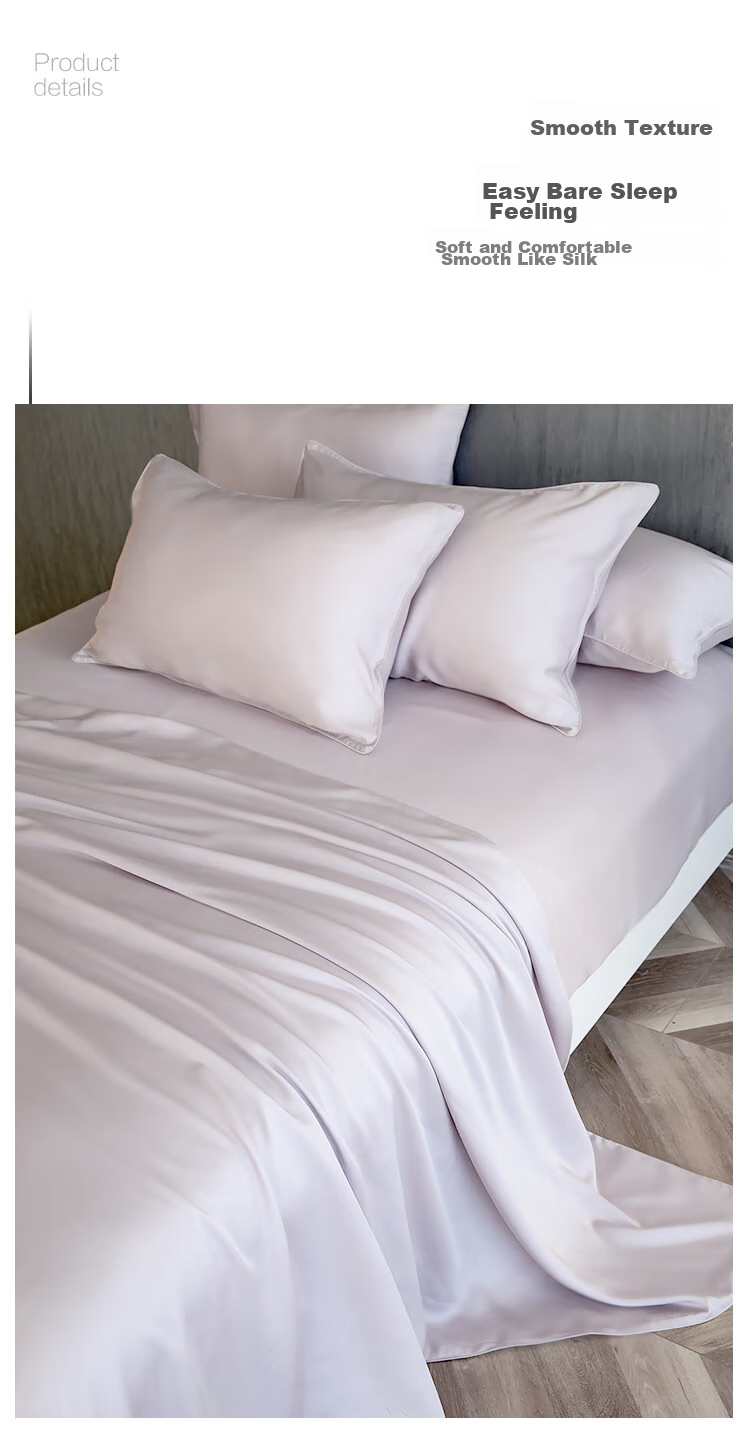 One's Member, 60 Thread Count Tencel Bedding Set, Summer Glass Purple, for 1.5m Bed, 200*230cm 7