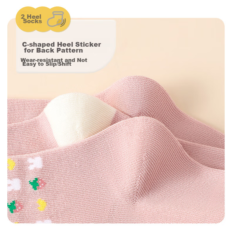 LangSha Children's Socks, Girls' Spring Autumn Winter Long Socks, Comfortable Sweat-Absorbing Breathable, for Older Children, Cute Sports Girls' Cotton Socks 9