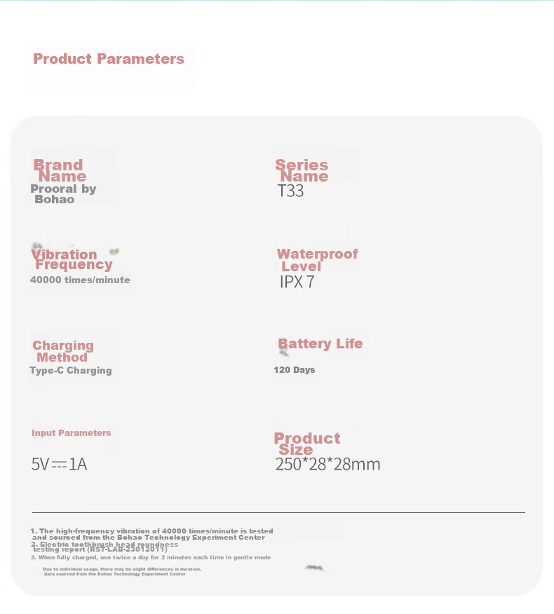 Prooral [Birthday Gift], Sonic Electric Toothbrush with Pressure Sensing Reminder, Adult Rechargeable Couple's Gift, Birthday Present, T33 Snow White 11