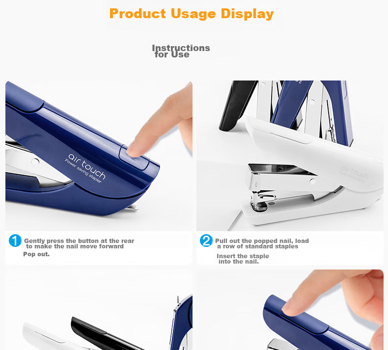 KW-Trio Low-Effort Stapler Small Size Air-Feel Student Office Stapler Thickened No.12 Staples Can Staple up to 20 Pages 9
