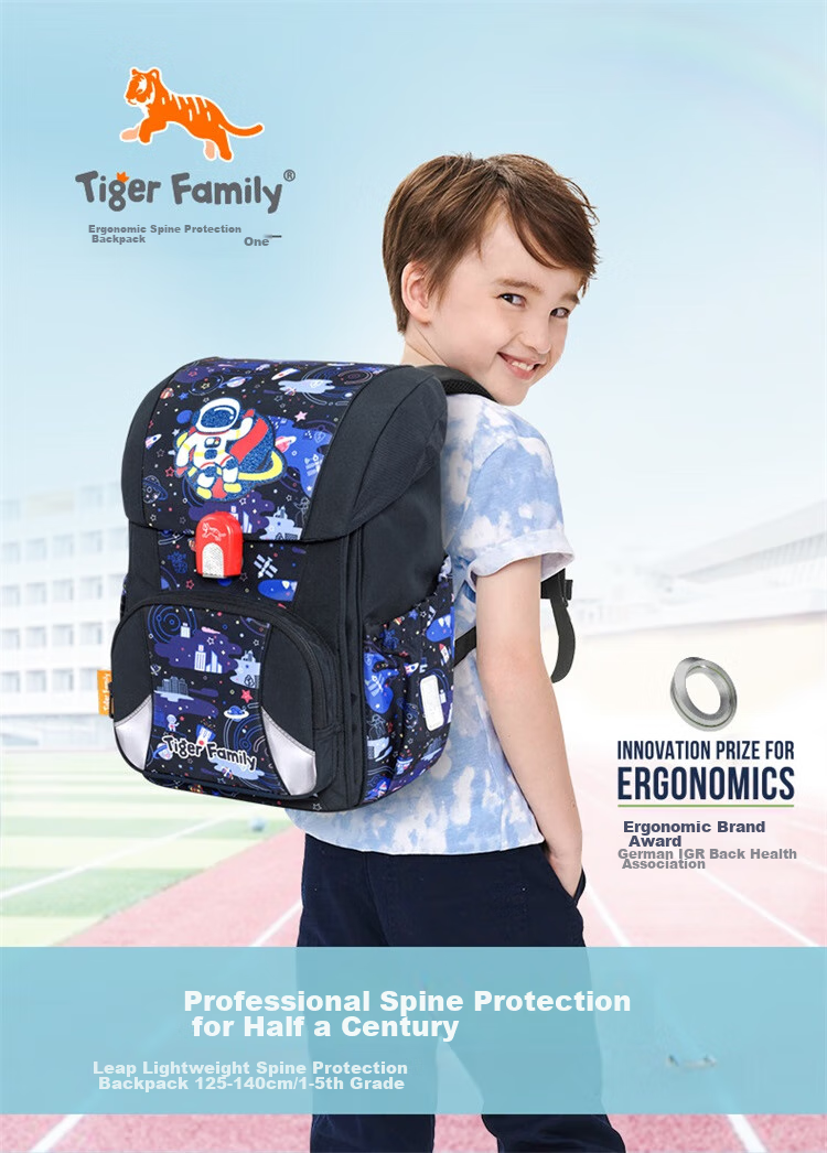 TigerFamily Elementary School Backpack for Grades 1-5, Children's School Bag for Boys And Girls, Spine-Protecting Large Capacity Double Shoulder Bag 1