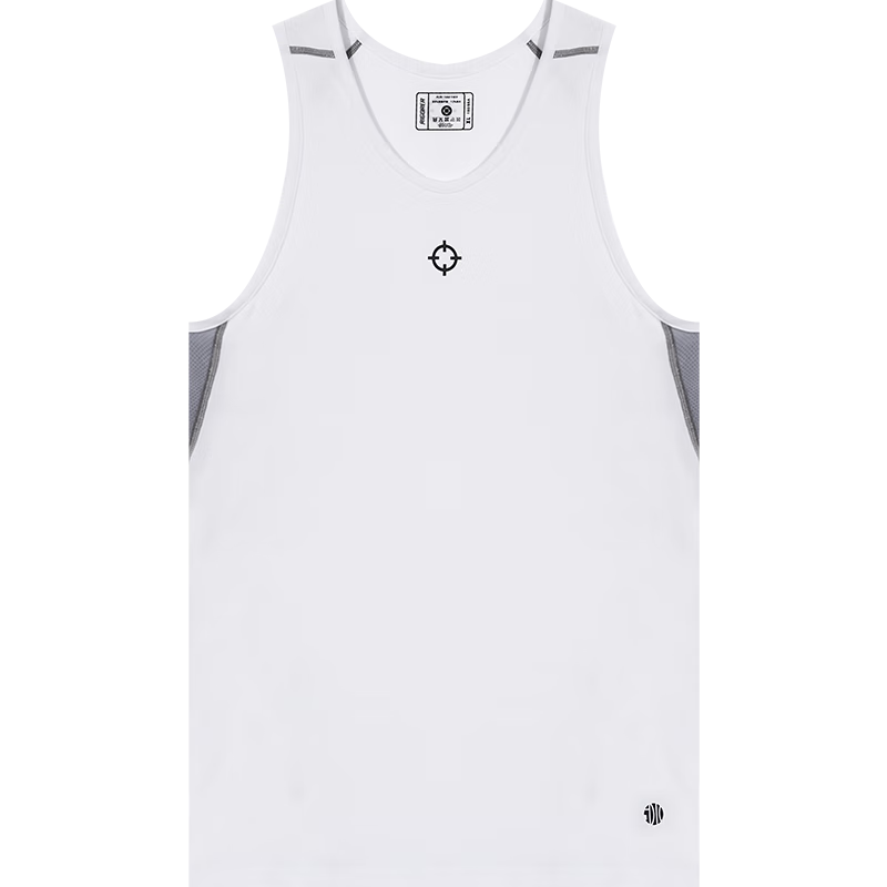 RIGORER Summer Breathable Quick-Dry Training Fitness Sleeveless Compression Shirt Z121210603 Pure Black L