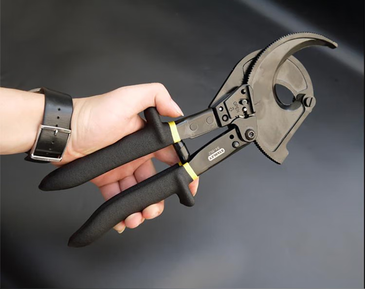 STANLEY Ratchet Cable Cutter, Wire Cutting Pliers, Gear-Type Cable Clamp, Wire Trimmer STHT73688-8 4