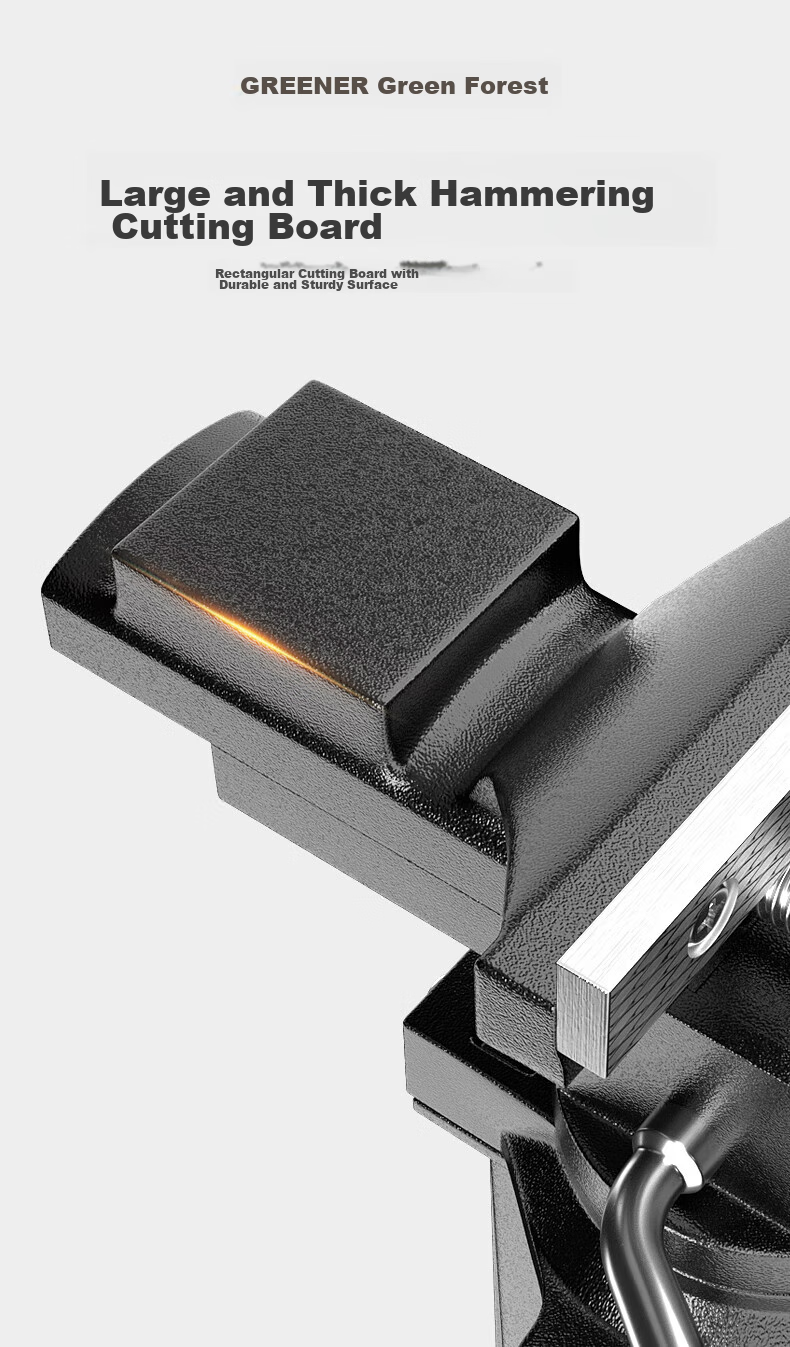 GREENER Bench Vise, Small Tiger Vise, Bench Clamp, Workbench Vise, Mini Desk Vise, Woodworking Household Multi-Functional Universal Vise 13