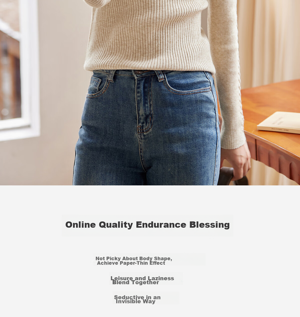 She Enjoy Women's Knitwear Half-Zip Reversible Casual Pullover Sweater T53Z053 14