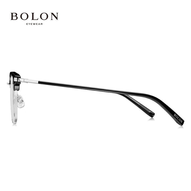 Очки для зрения BOLON BJ6105B15, легкая бизнес-модель с верхней перемычкой, темно-серебристые