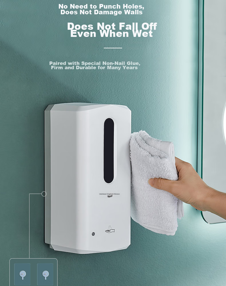 Interhasa! B802 Automatic Sensor Hand Sanitizer Wall-Mounted Hand Sanitizer Machine Alcohol Sprayer Atomizing Disinfection Hand Cleaner 9
