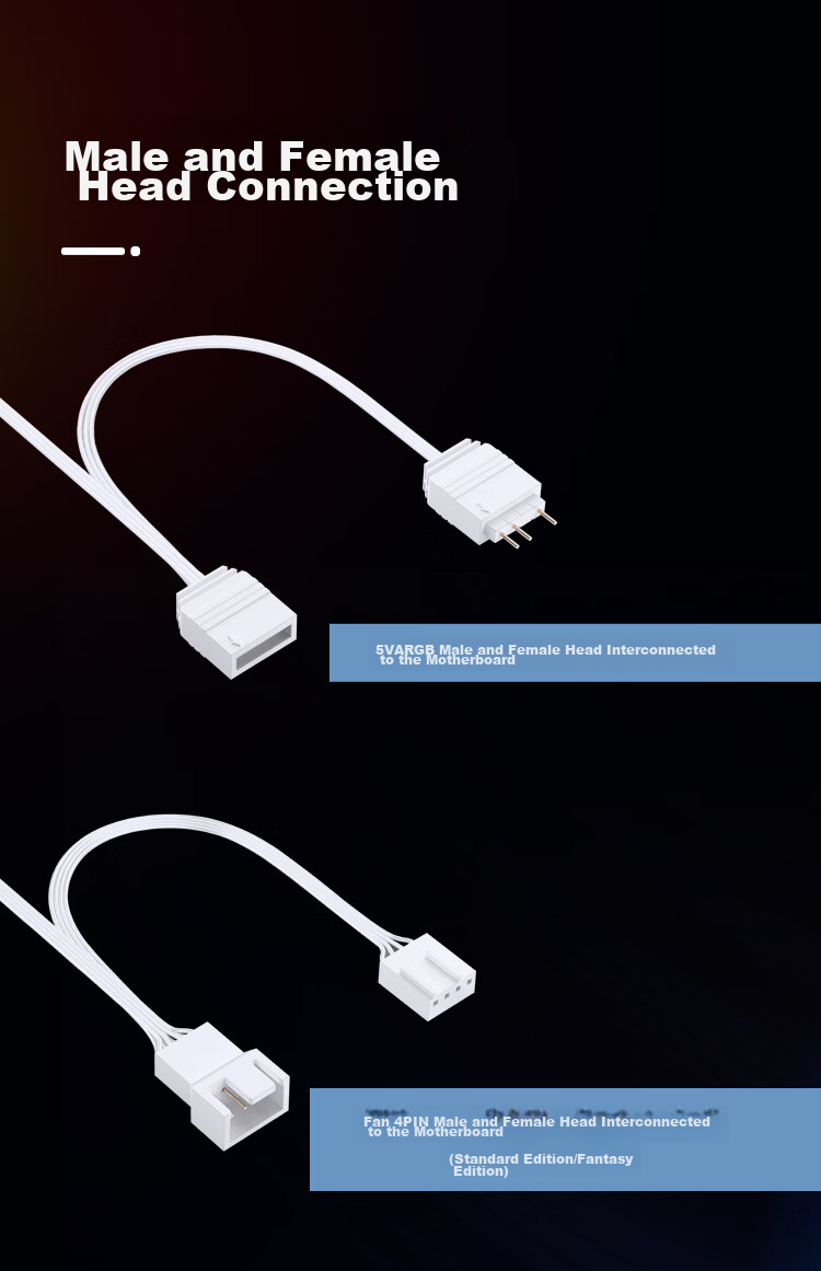 JONSBO SL-120WR Iridescent White Edition 12CM Case Fan (Reverse Blade Design/5V ARGB Motherboard Sync/4PIN PWM Male And Female Connectors for Series Connection) 14