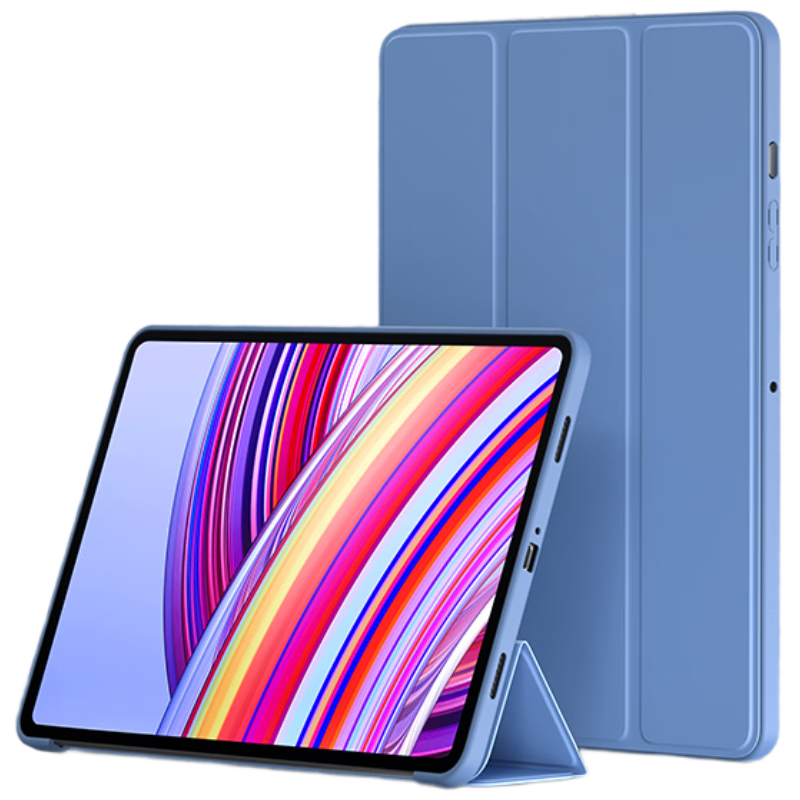 BIAZE Compatible with 2026 Redmi Pad 2 Pro/2024 Pad Pro Protective Case, Redmi Tablet 12.1-Inch Full Coverage Tri-Fold Support PB504-Lavender