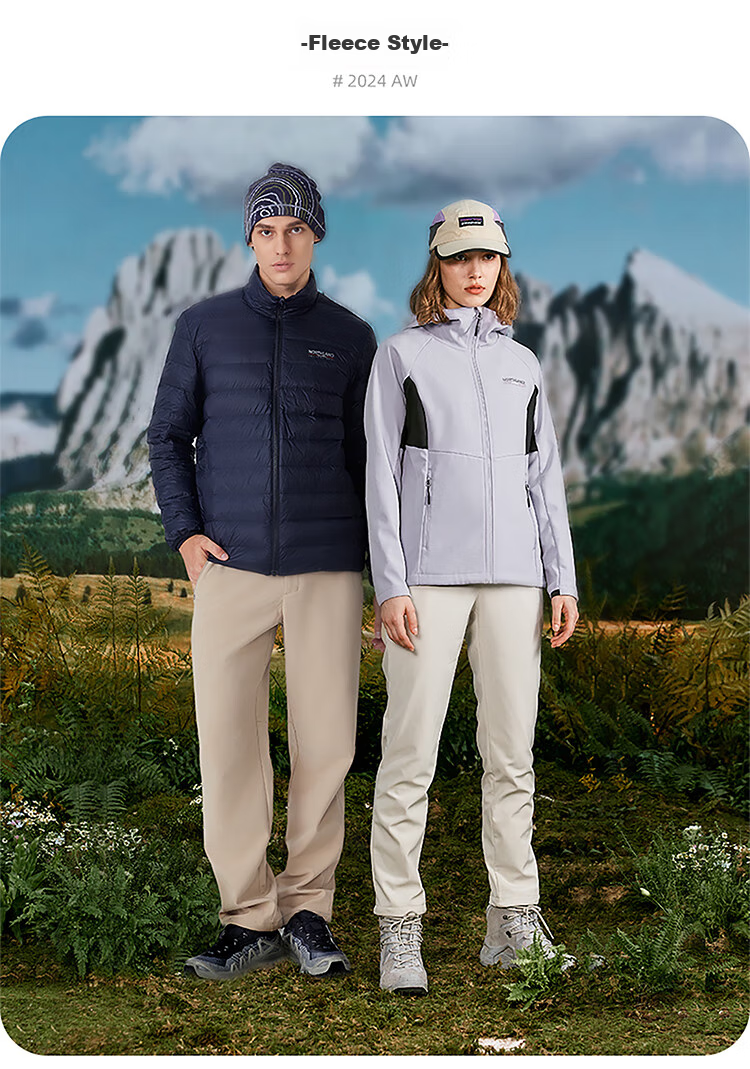 NORTHLAND [Baihulin] Men's Outdoor Windproof And Water-Resistant Fleece-Lined Snow Pants, Hiking And Mountaineering Trousers 17