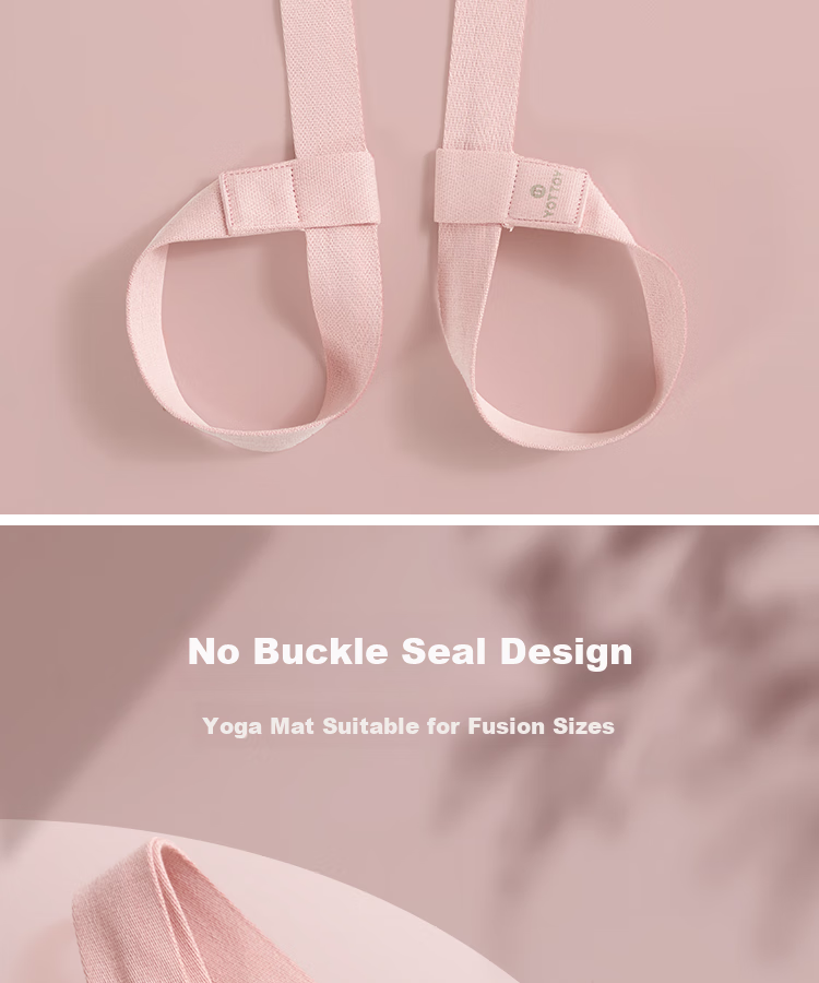 Yottoy Yoga Mat Strap, Exercise Stretch Rope Accessory Pad, Strap with Portable Hand Storage Rope 10