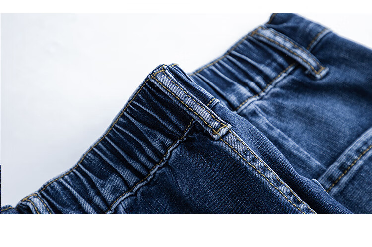 Jeanswest Women's Jeans, Spring 2025 Collection, Heightening Effect, Slimming, Fitted Loose Fit, High-Waisted Straight-Leg, Trendy Ins Cigarette Pants, Blue, Size 29 6